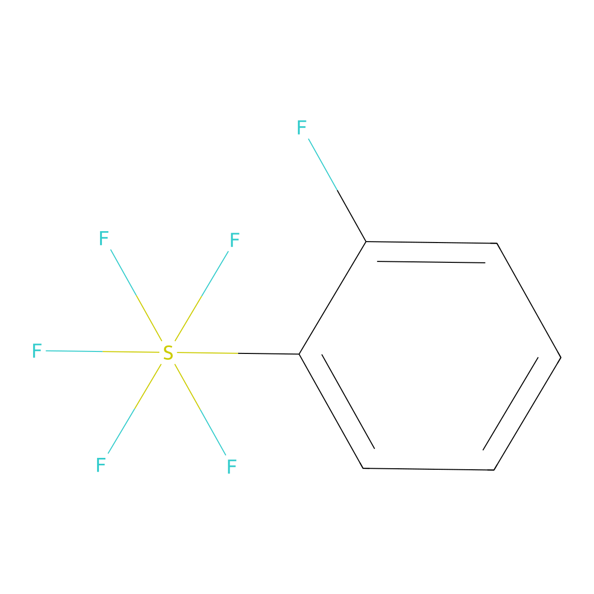 2-Fluorophenylsulfur Pentafluoride molecular structure, CAS 864230-02-4
