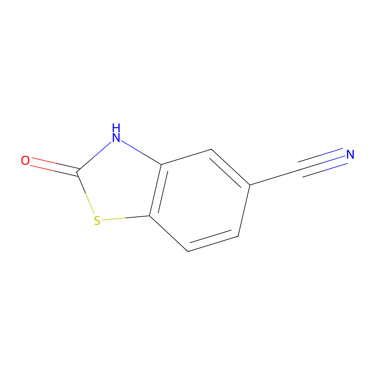 2-Hydroxybenzo[d]thiazole-5-carbonitrile molecular structure, CAS 864265-82-7