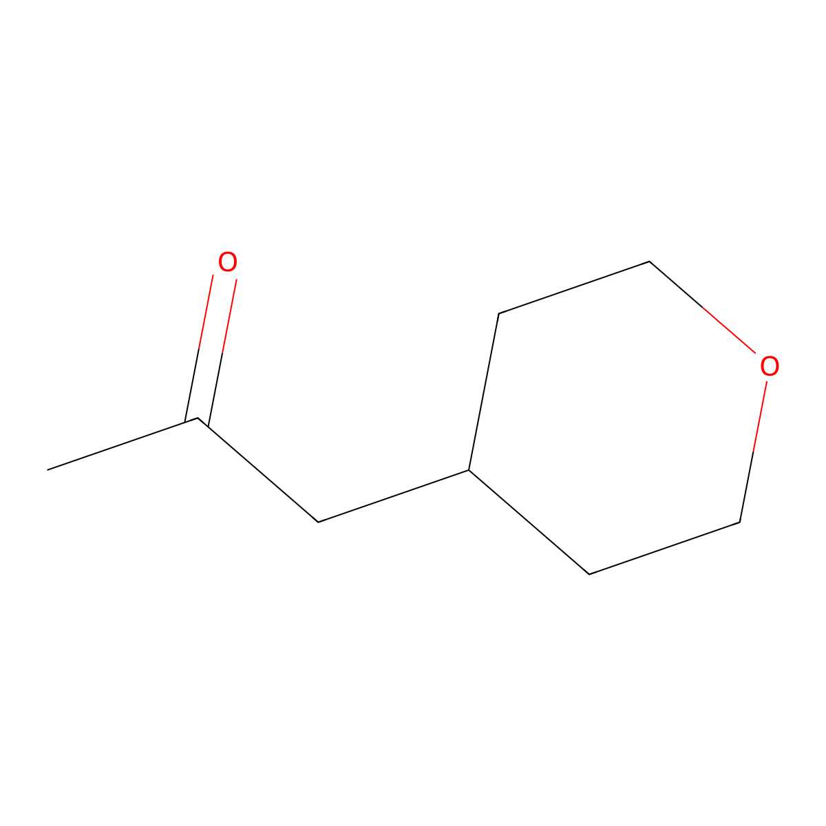 1-(Oxan-4-yl)propan-2-one molecular structure, CAS 86428-61-7