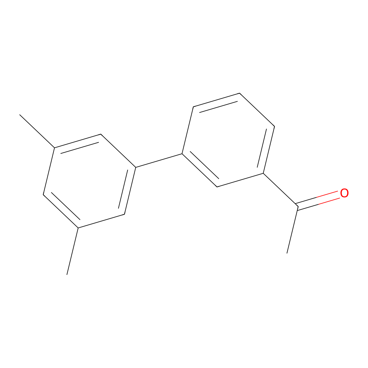 1-(3',5'-Dimethyl[1,1'-biphenyl]-3-yl)ethanone molecular structure, CAS 864287-78-5