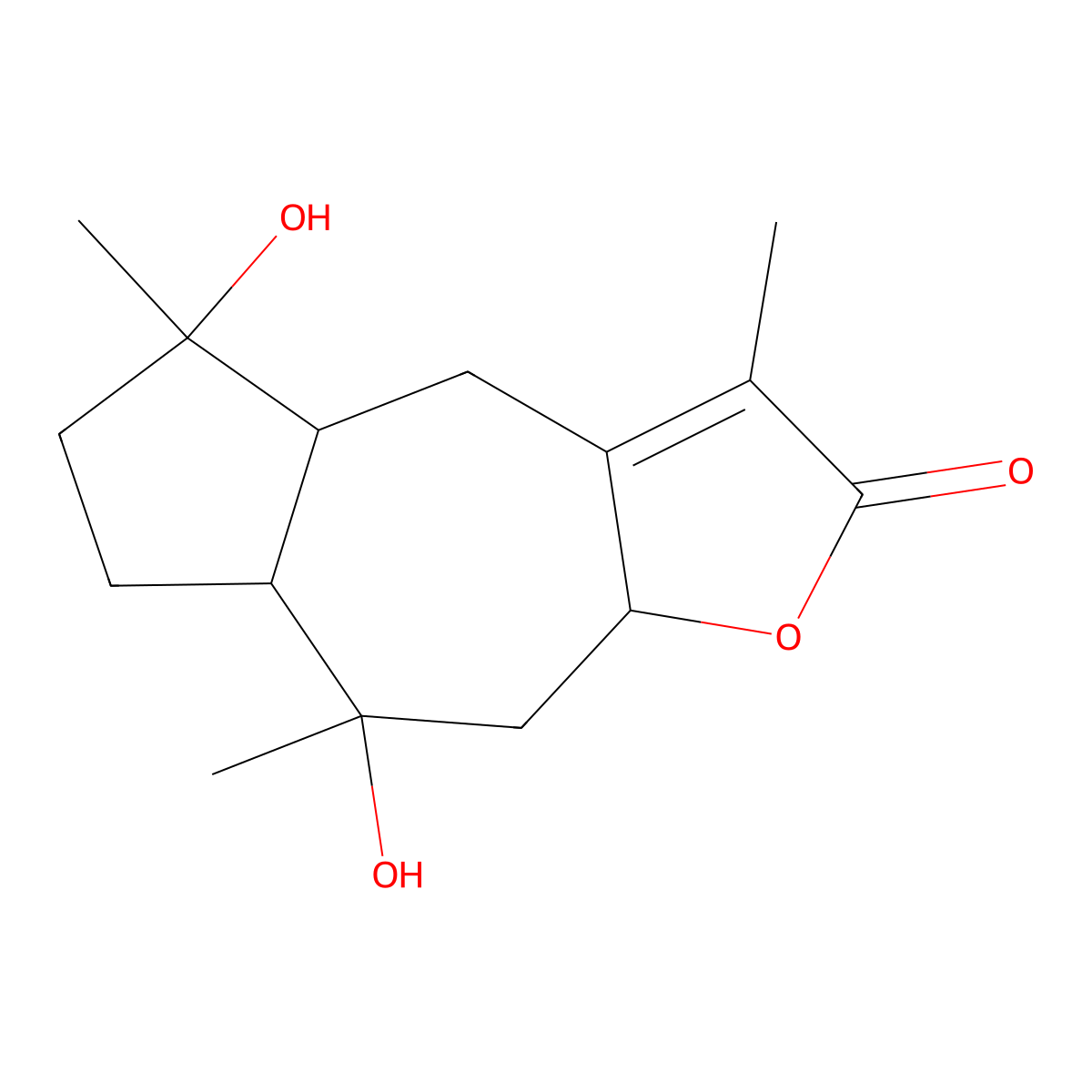 Zedoalactone C molecular structure, CAS 864430-46-6