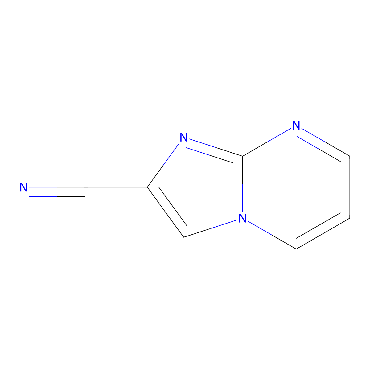 Imidazo[1,2-a]pyrimidine-2-carbonitrile molecular structure, CAS 864439-33-8