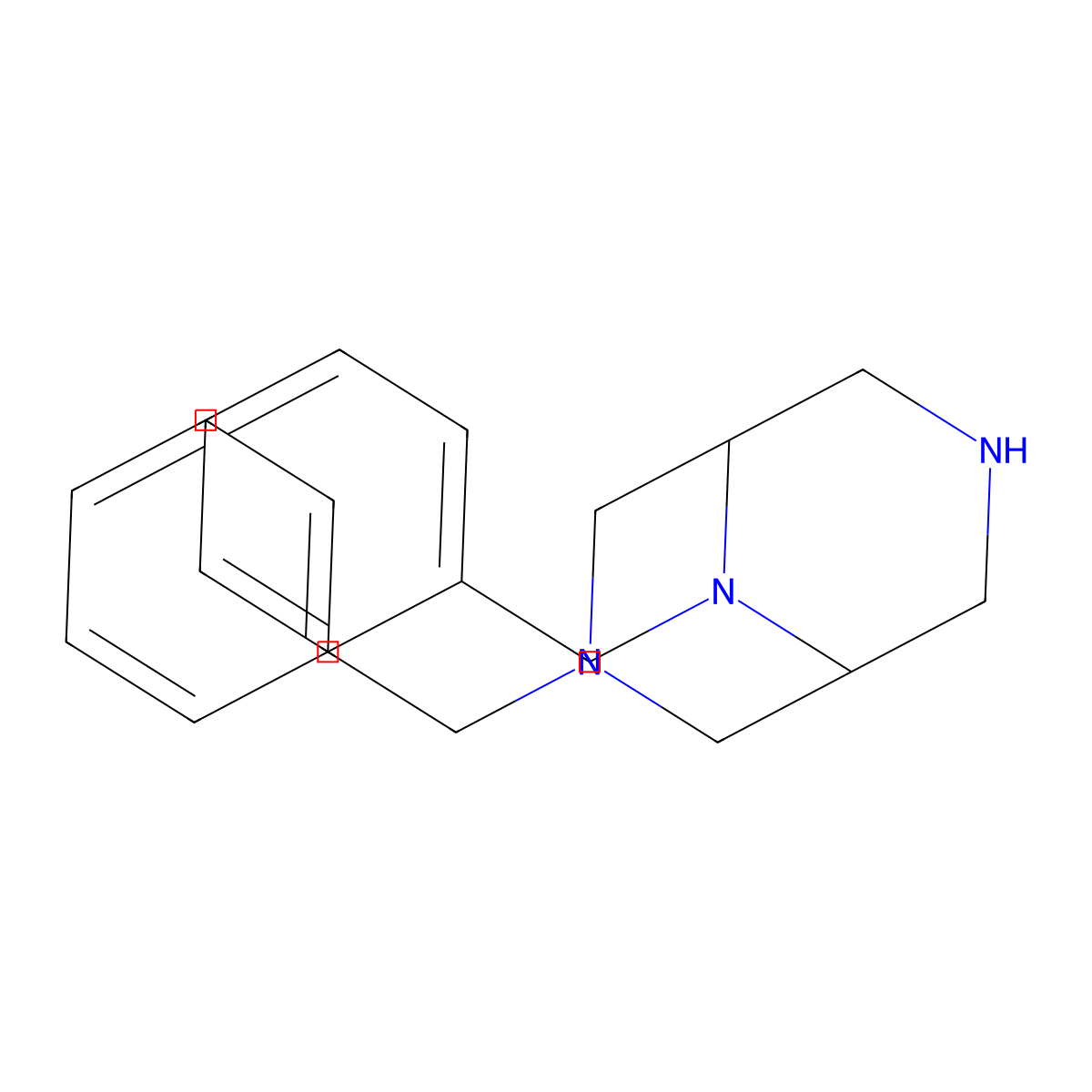 3,9-Dibenzyl-3,7,9-triazabicyclo[3.3.1]nonane molecular structure, CAS 864448-31-7