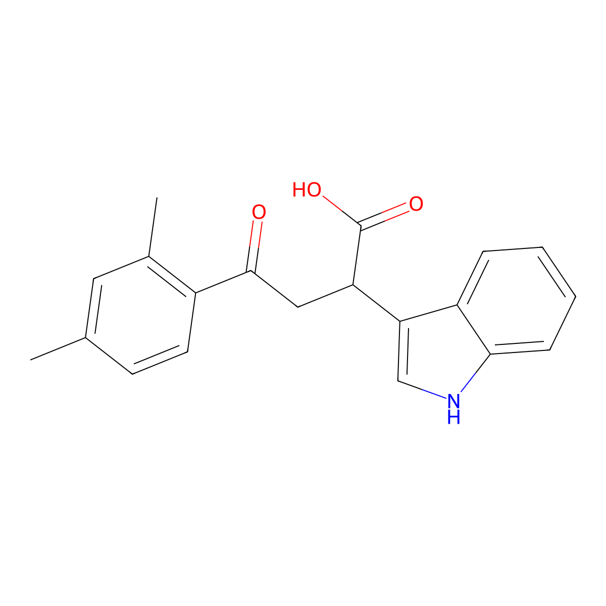 Auxinole molecular structure, CAS 86445-22-9