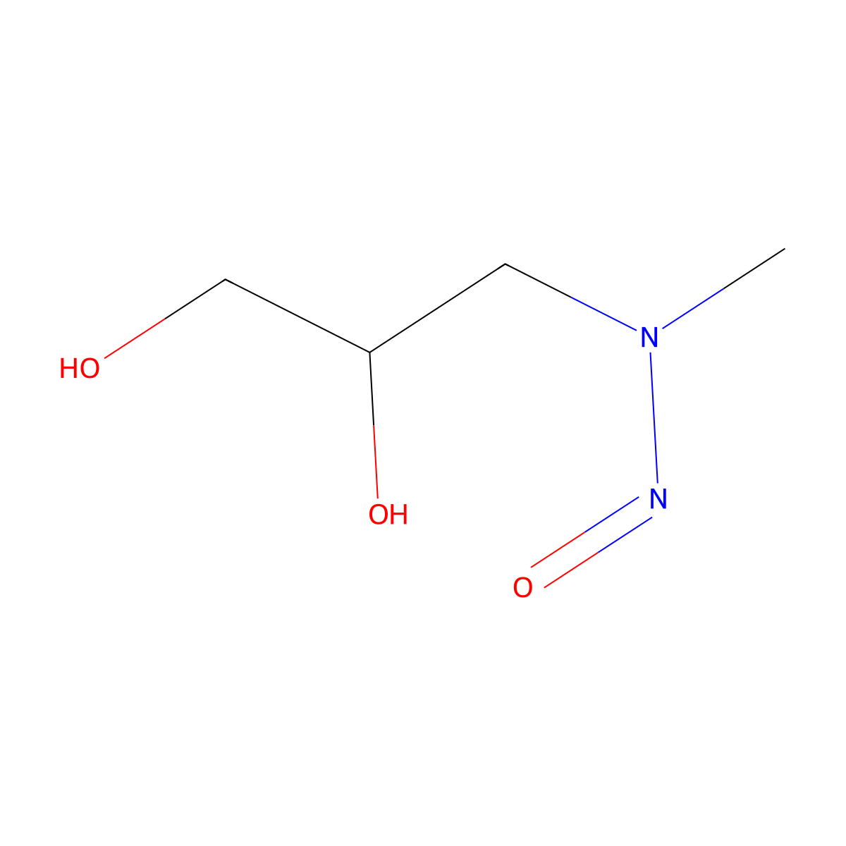 3-(Methylnitrosoamino)-1,2-propanediol molecular structure, CAS 86451-37-8