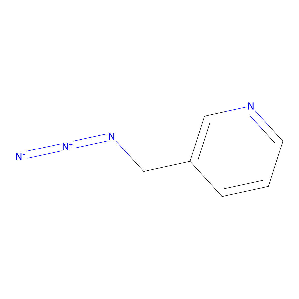 3-(Azidomethyl)pyridine molecular structure, CAS 864528-33-6