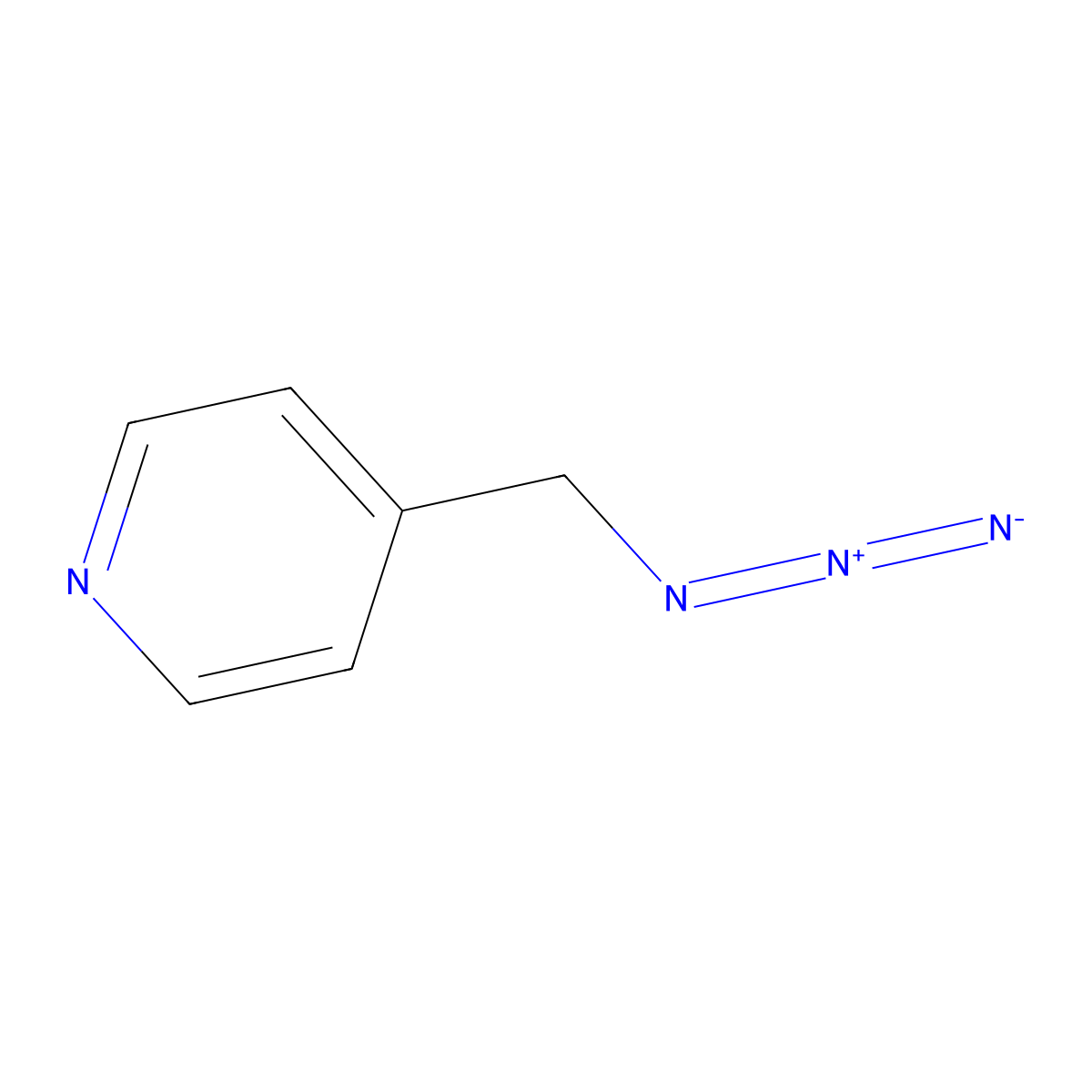 4-(Azidomethyl)pyridine molecular structure, CAS 864528-34-7