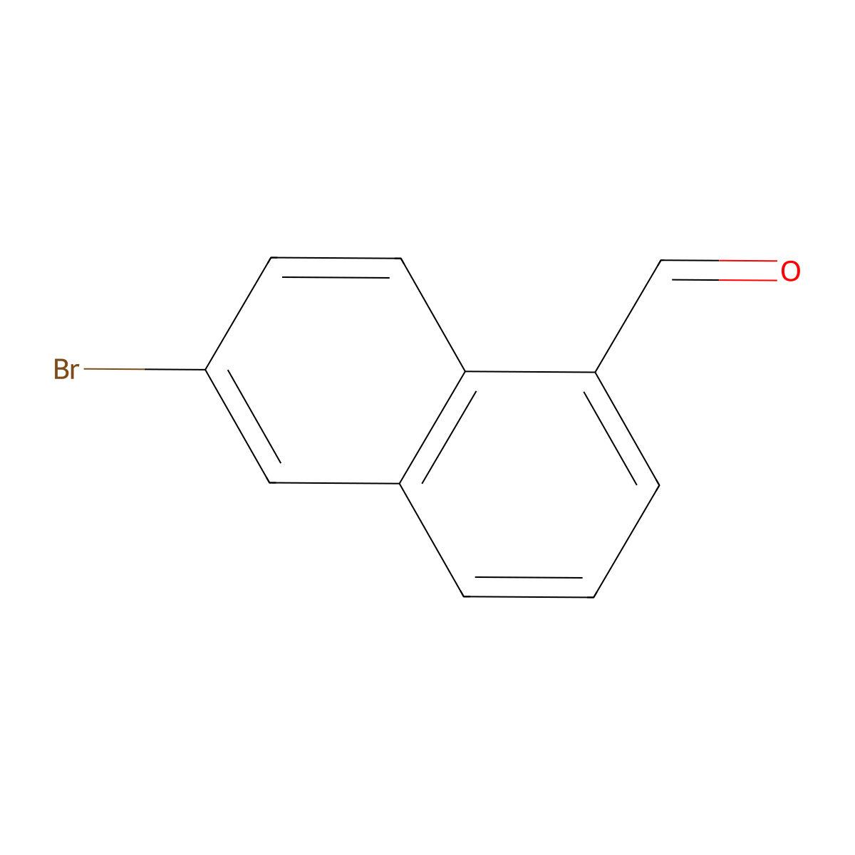 6-Bromo-1-naphthaldehyde molecular structure, CAS 86456-56-6