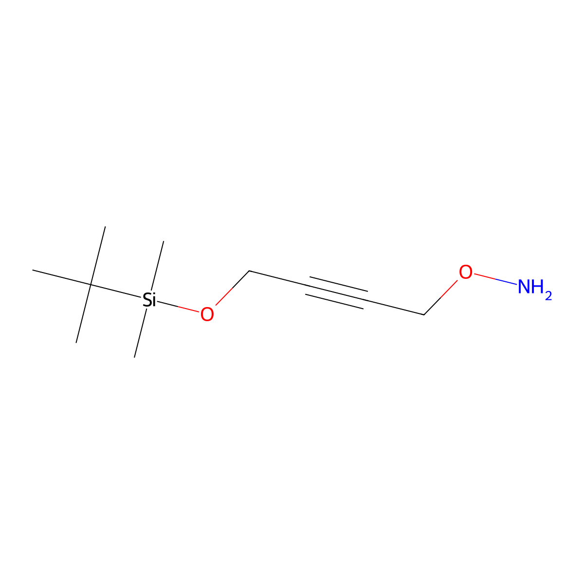 O-(4-((Tert-butyldimethylsilyl)oxy)but-2-YN-1-YL)hydroxylamine molecular structure, CAS 864657-12-5