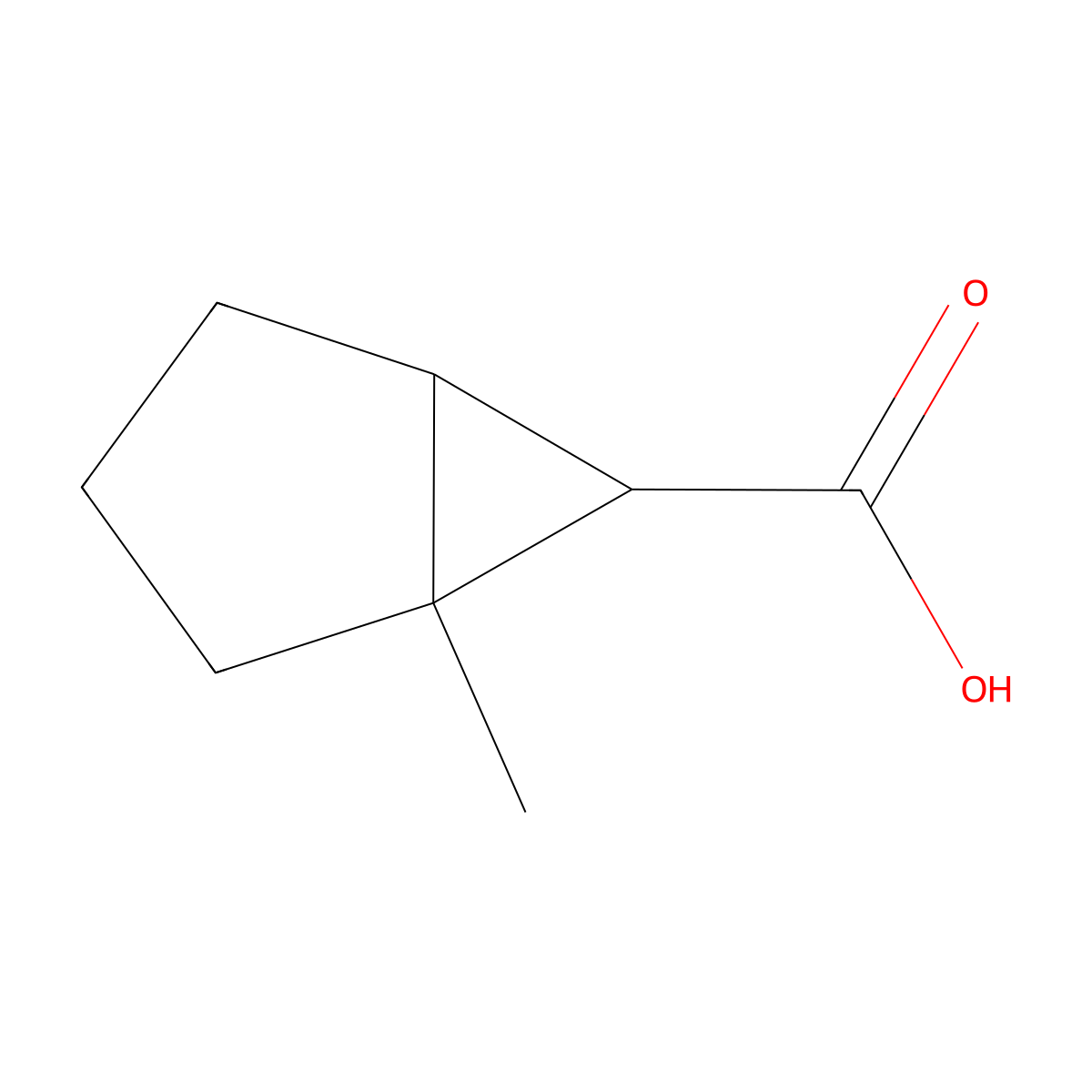 1-methylbicyclo[3.1.0]hexane-6-carboxylic Acid molecular structure, CAS 86467-22-3
