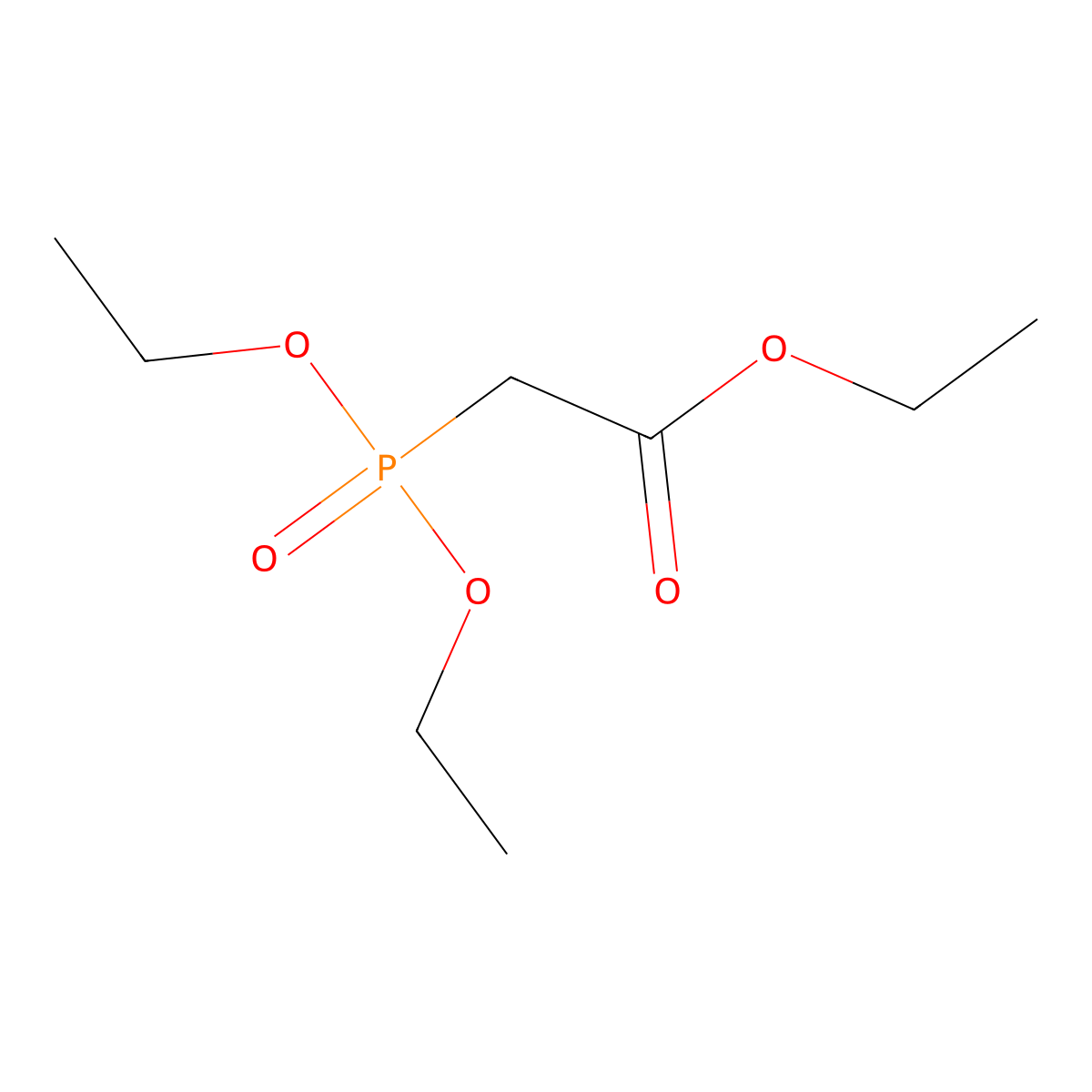 Triethyl phosphonoacetate molecular structure, CAS 867-13-0