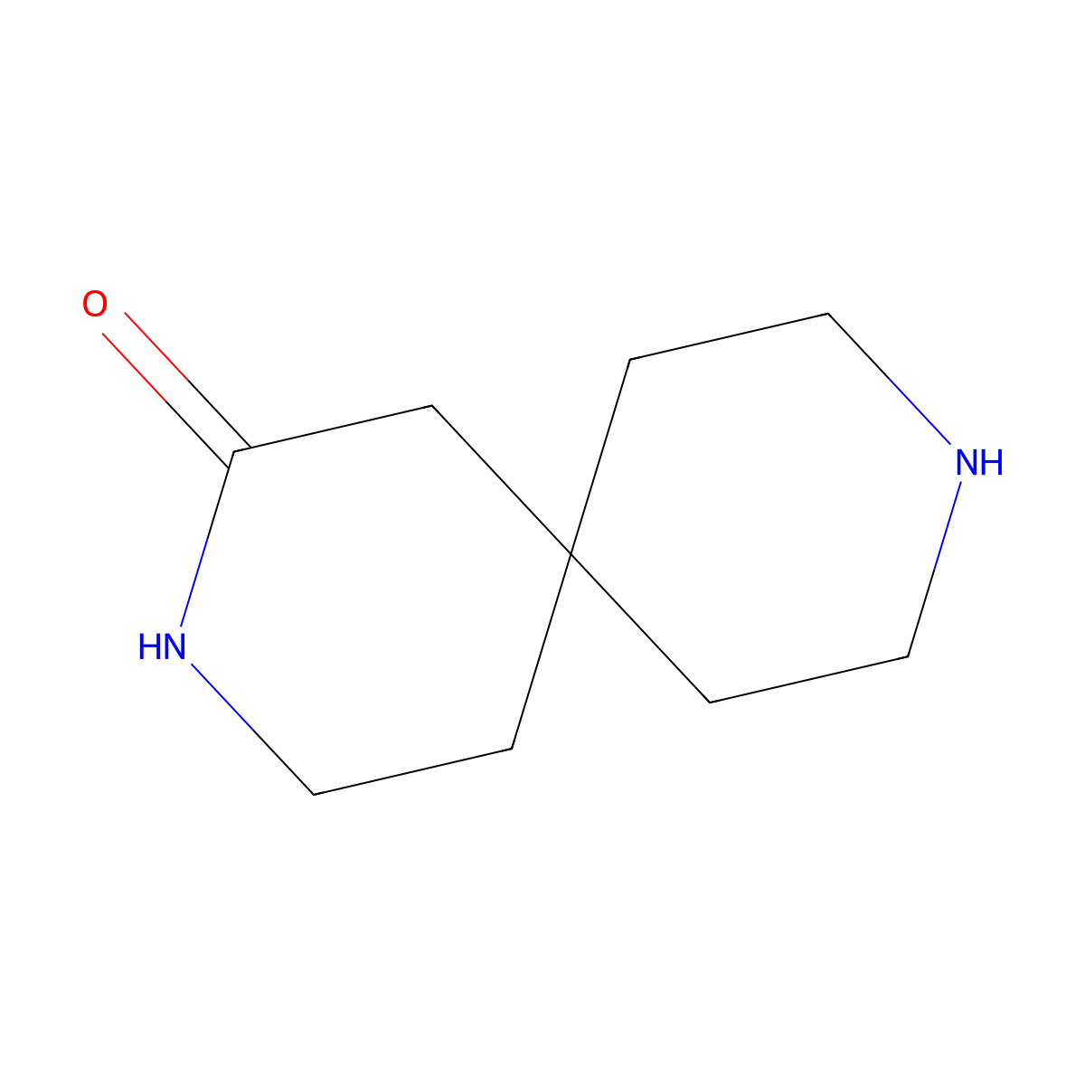 3,9-Diazaspiro[5.5]undecan-2-one molecular structure, CAS 867006-20-0