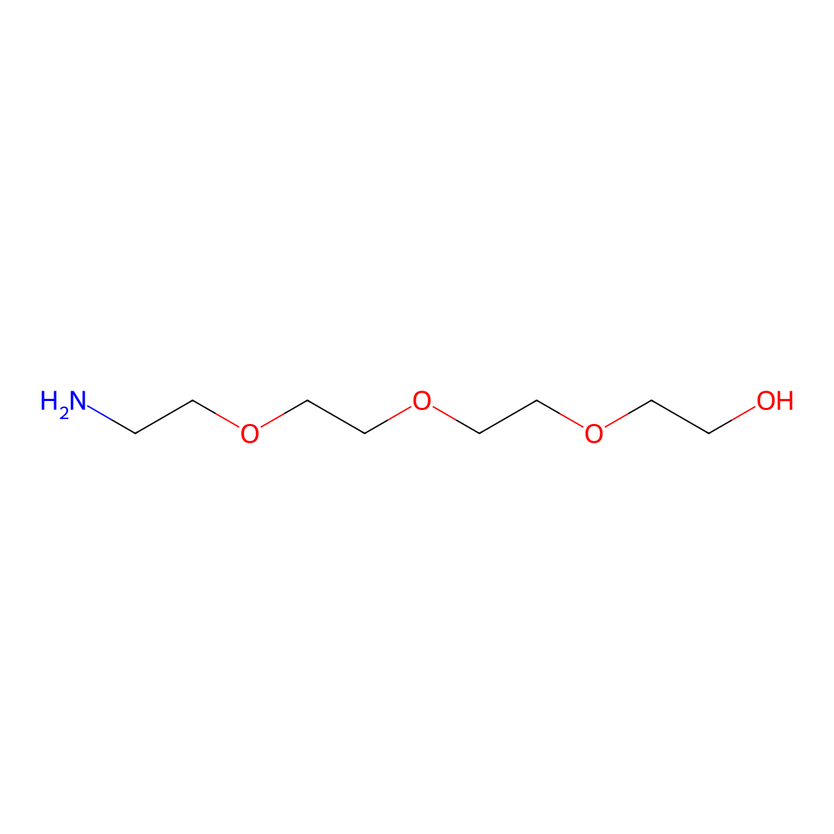 Ethanol, 2-[2-[2-(2-aminoethoxy)ethoxy]ethoxy]- molecular structure, CAS 86770-74-3