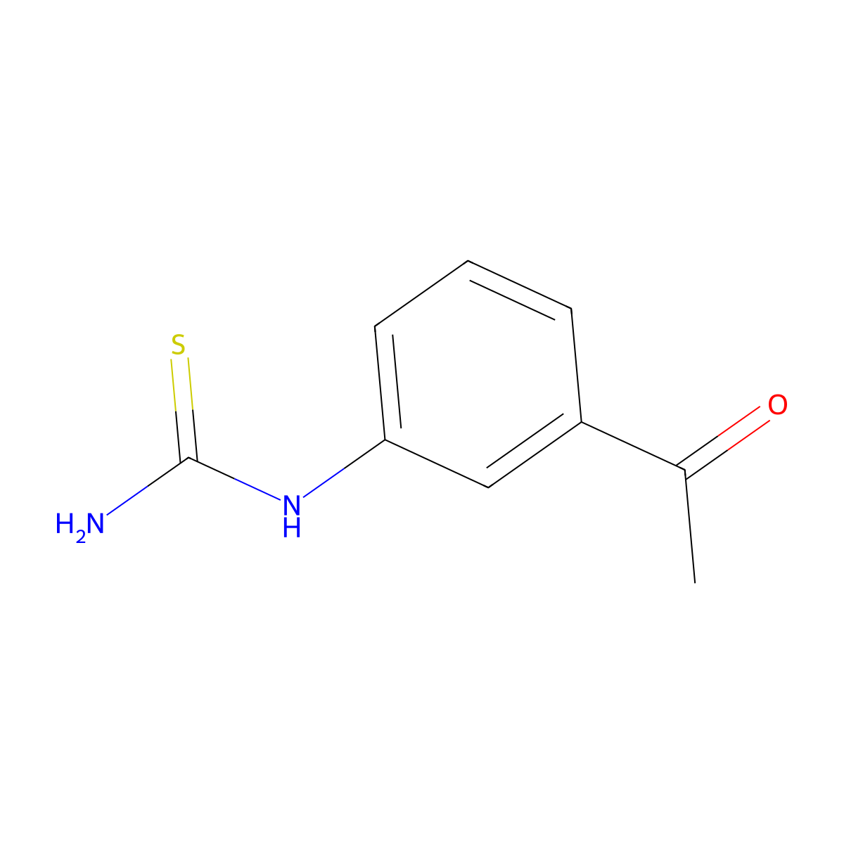 3-Acetylphenylthiourea molecular structure, CAS 86801-04-9