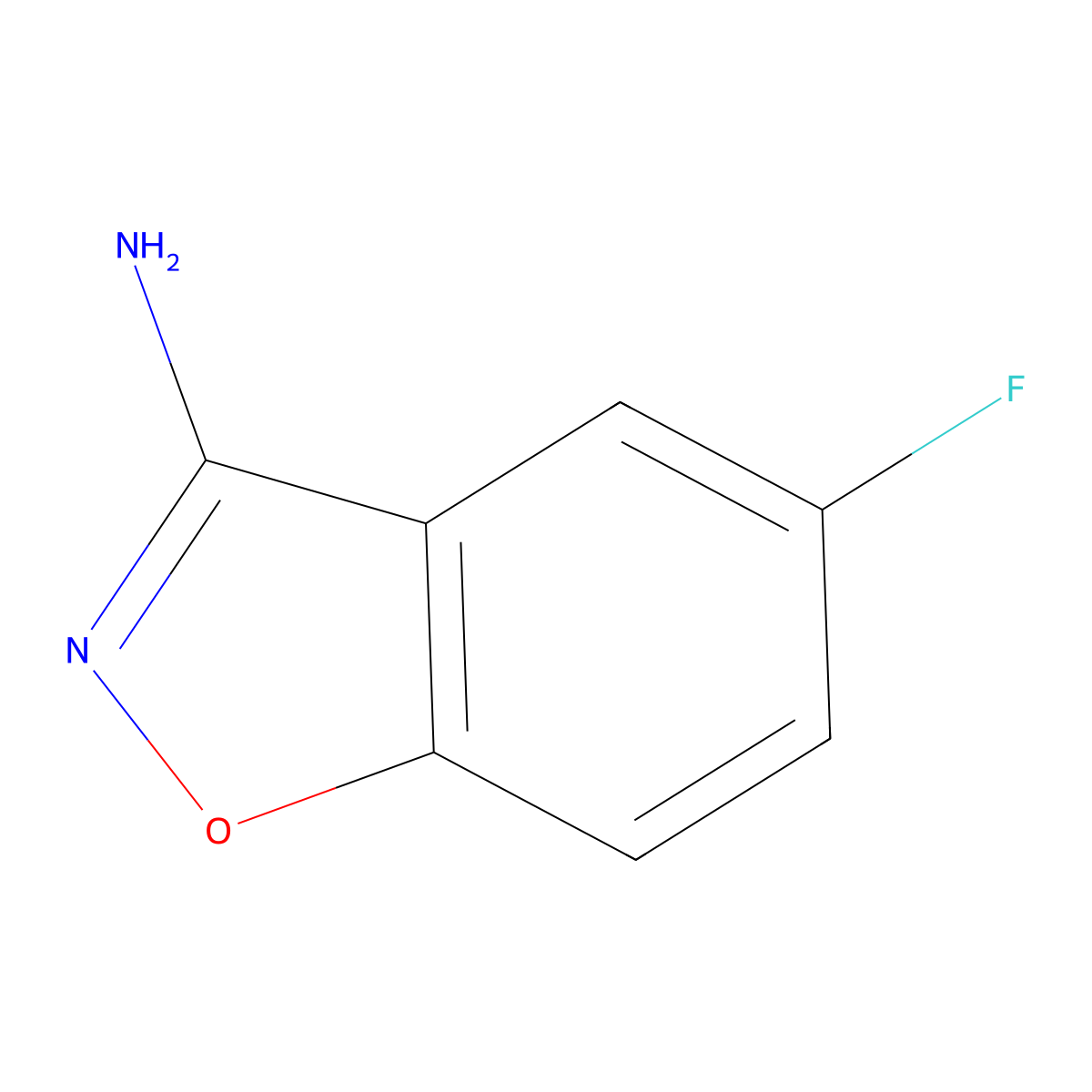 5-Fluorobenzo[d]isoxazol-3-ylamine molecular structure, CAS 868271-13-0