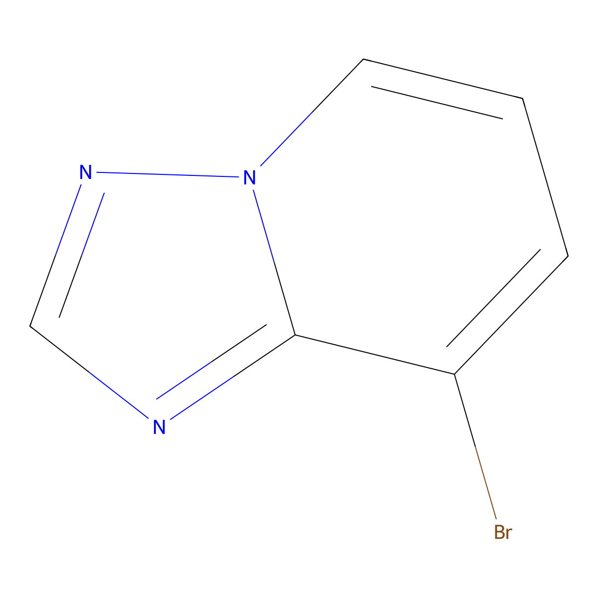 8-Bromo[1,2,4]triazolo[1,5-a]pyridine molecular structure, CAS 868362-18-9