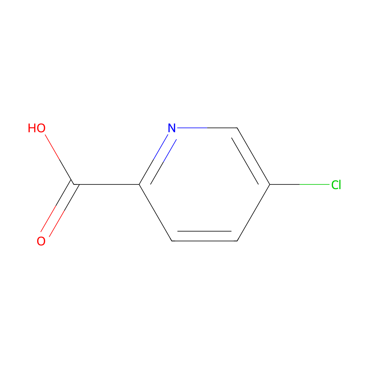 5-Chloro-2-picolinic acid molecular structure, CAS 86873-60-1