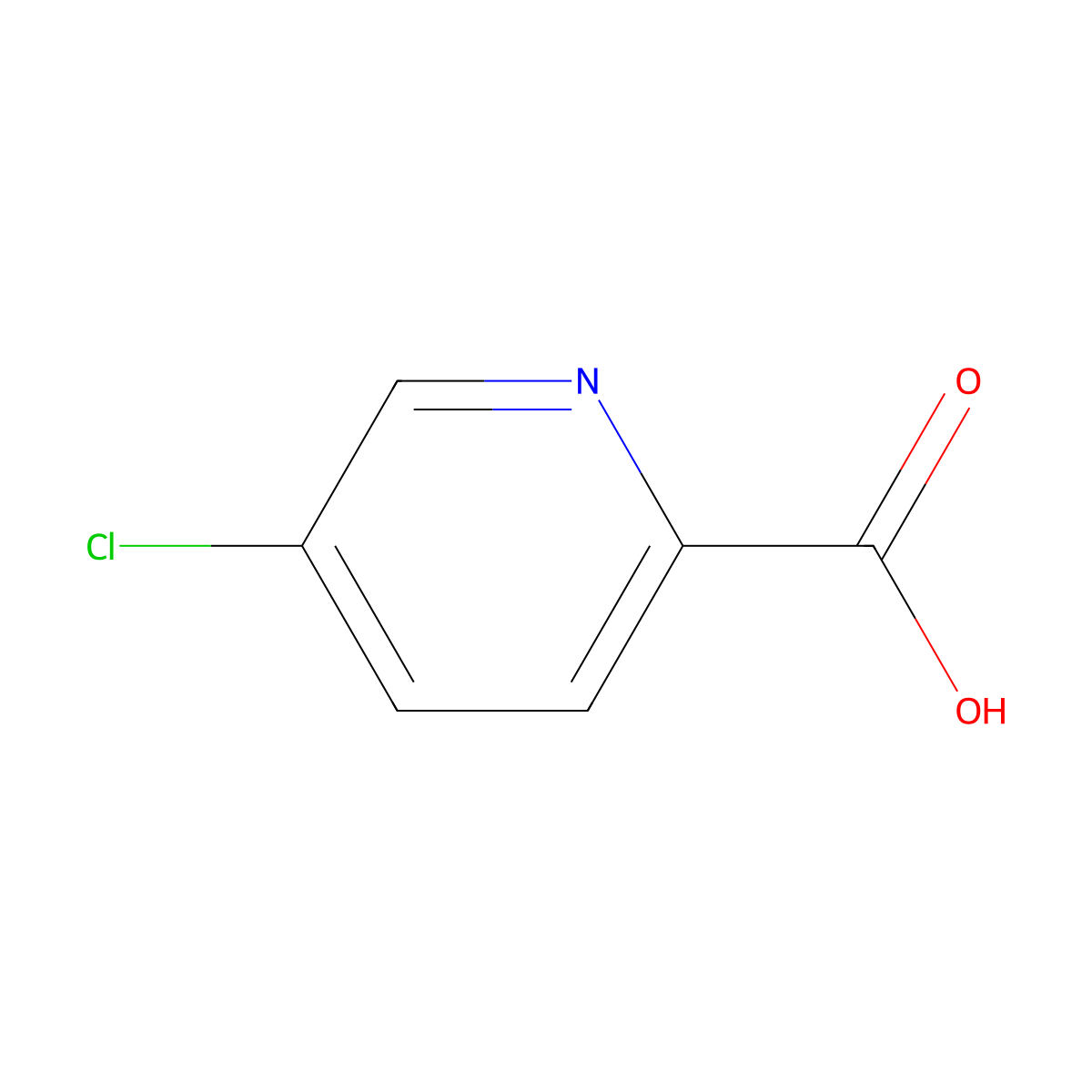 5-Chloro-2-picolinic acid molecular structure, CAS 86873-60-1