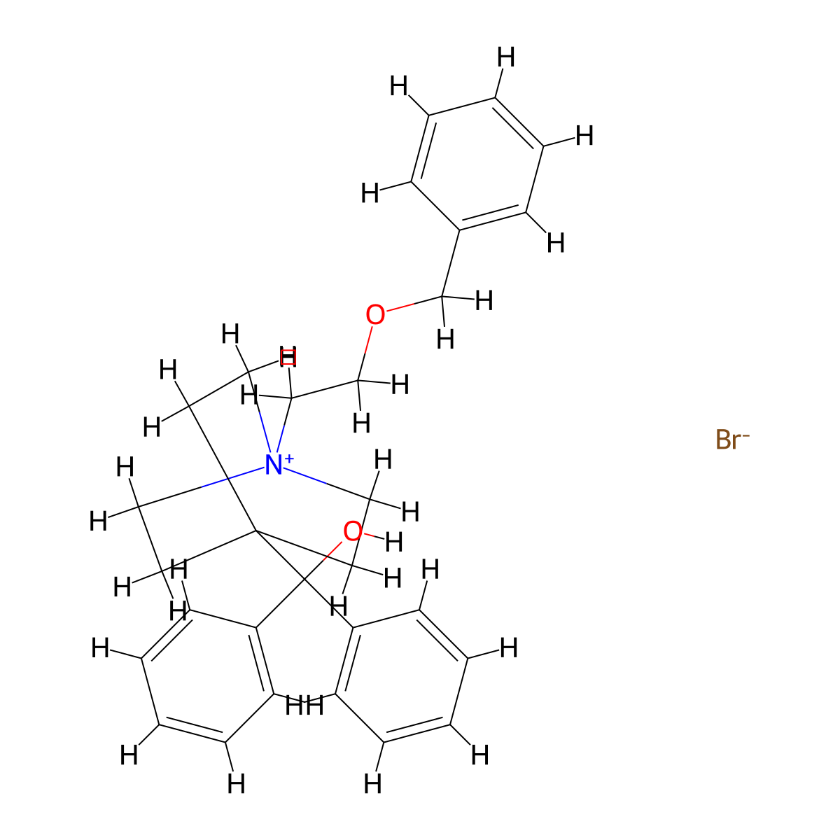 Umeclidinium bromide molecular structure, CAS 869113-09-7
