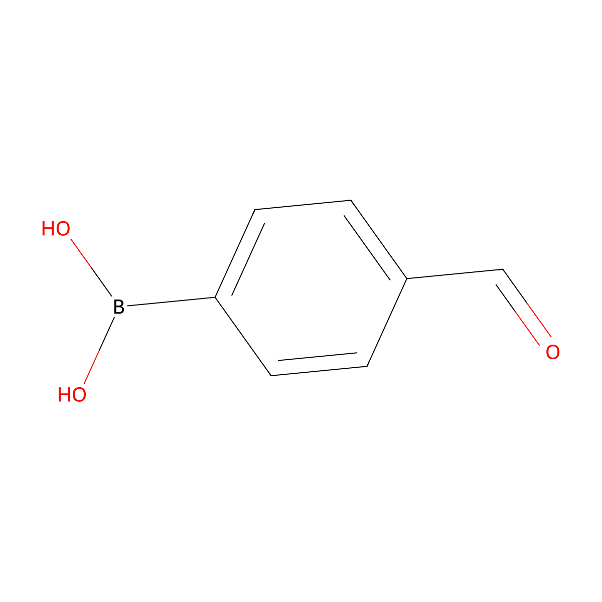 4-Formylphenylboronic Acid molecular structure, CAS 87199-17-5