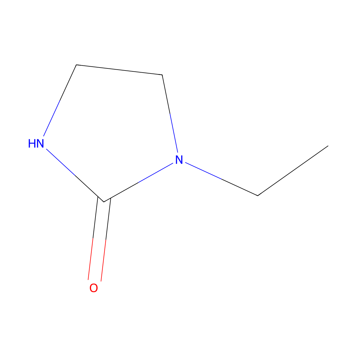 1-Ethylimidazolidin-2-one molecular structure, CAS 872-69-5
