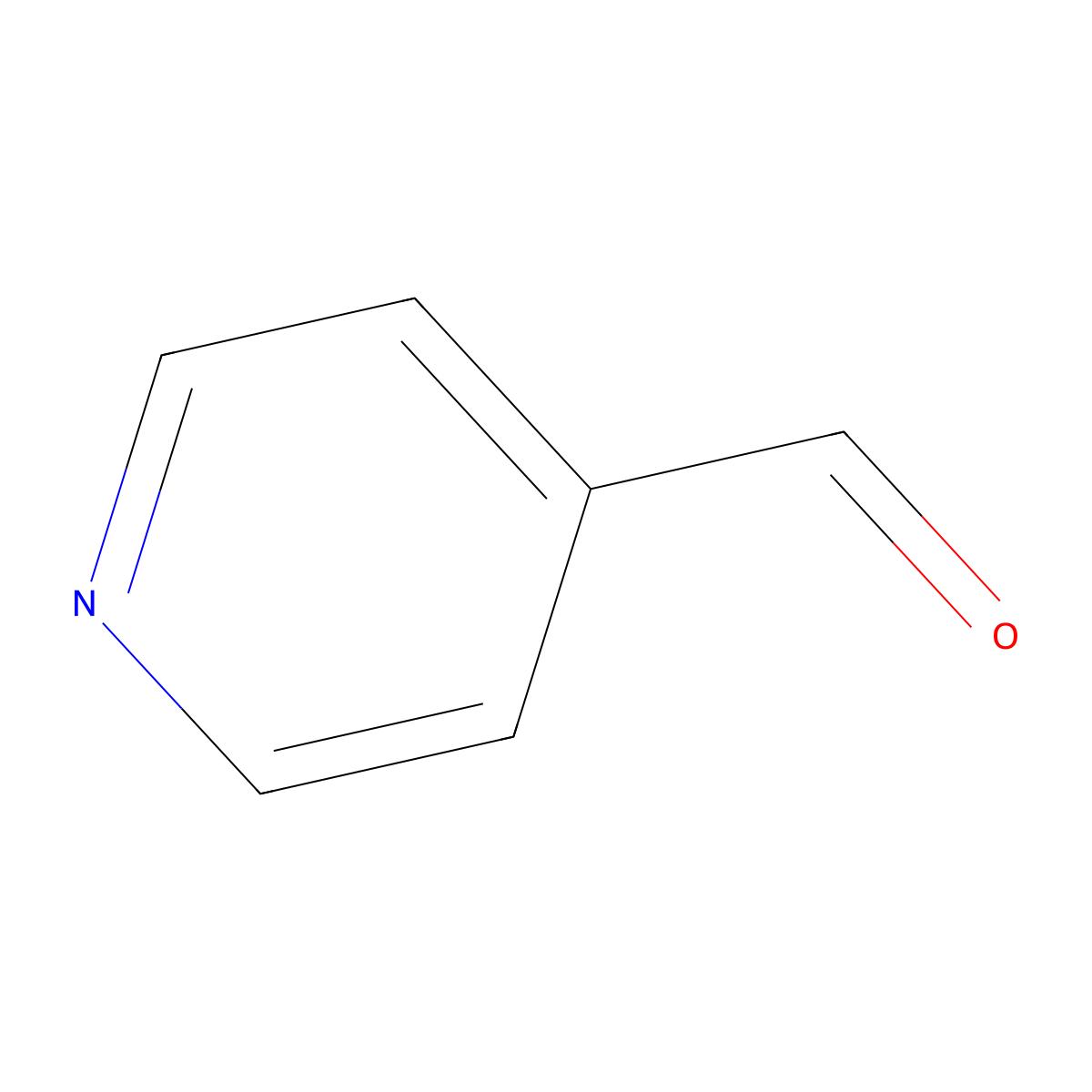4-Pyridinecarboxaldehyde molecular structure, CAS 872-85-5