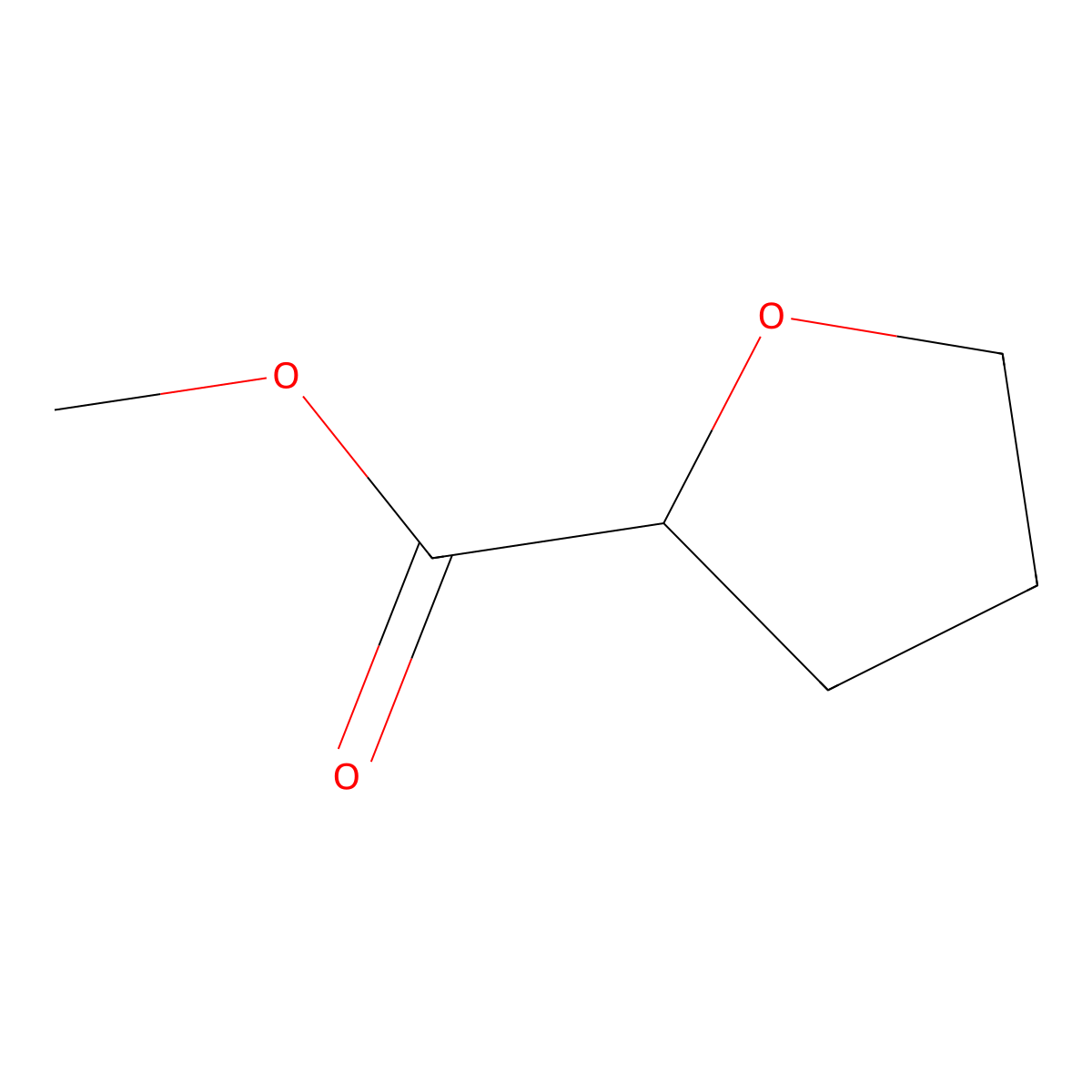 Methyl (2R)-oxolane-2-carboxylate molecular structure, CAS 87324-00-3