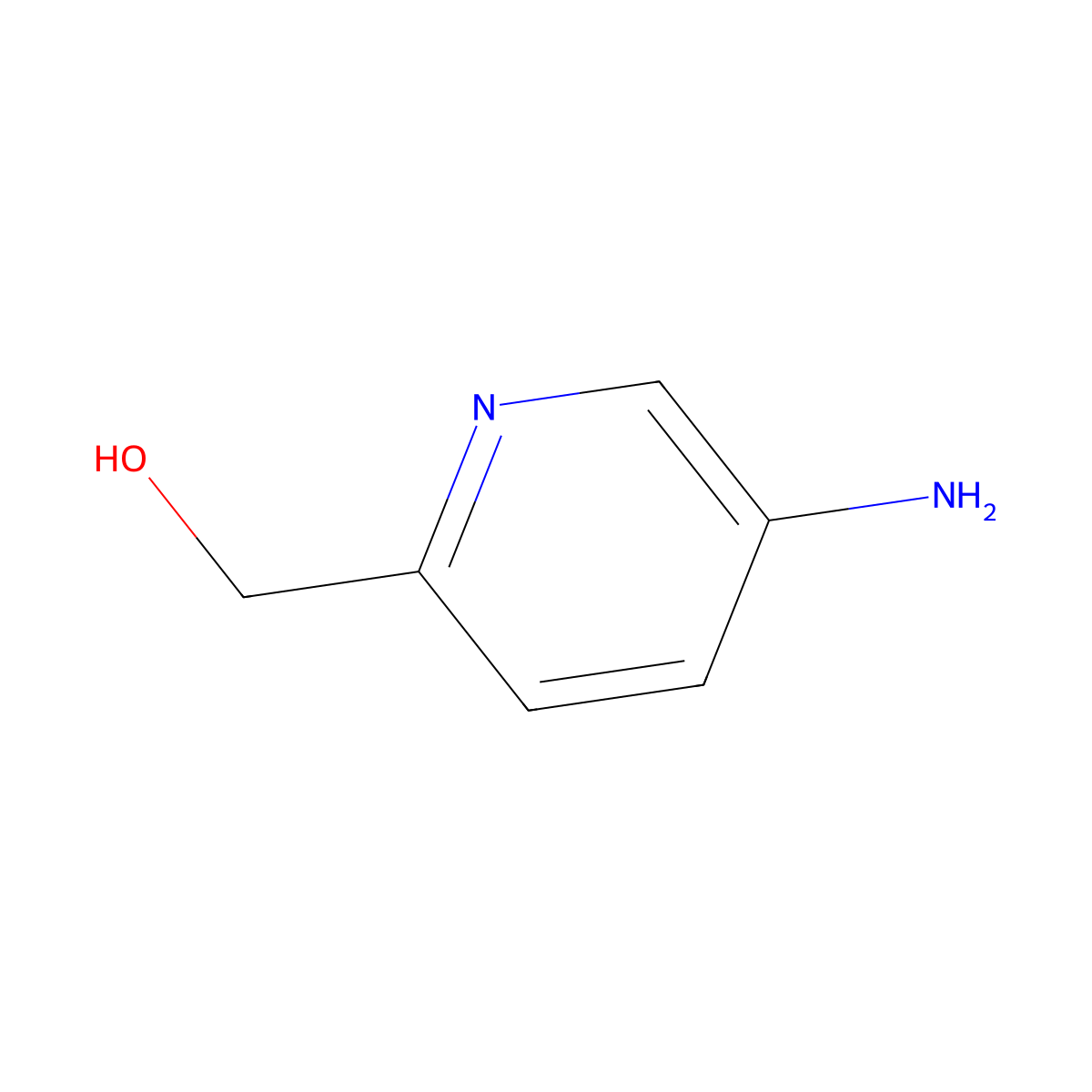 (5-Aminopyridin-2-YL)methanol molecular structure, CAS 873651-92-4