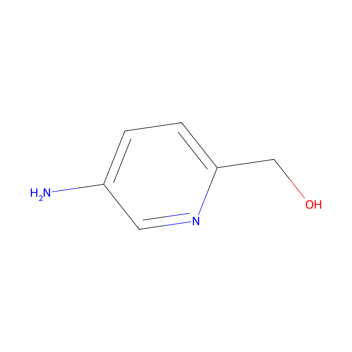 (5-Aminopyridin-2-YL)methanol molecular structure, CAS 873651-92-4