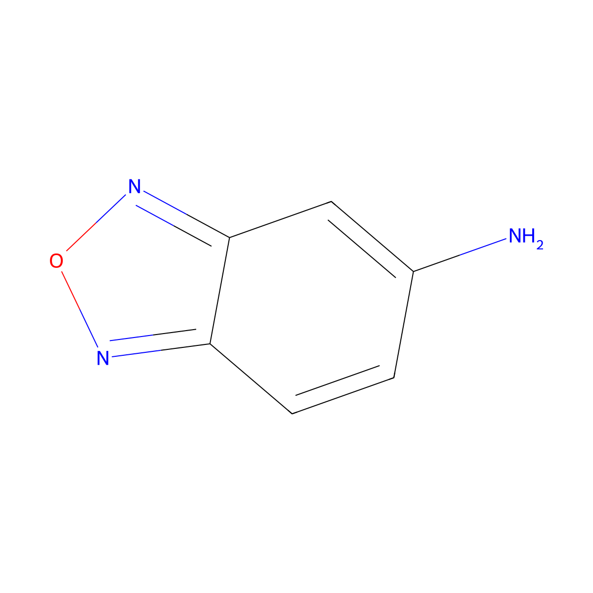 2,1,3-Benzoxadiazol-5-amine molecular structure, CAS 874-36-2