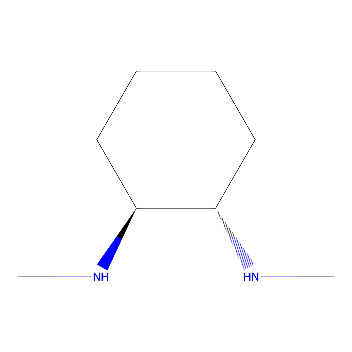 (1S,2S)-(+)-N,N'-Dimethylcyclohexane-1,2-diamine molecular structure, CAS 87583-89-9