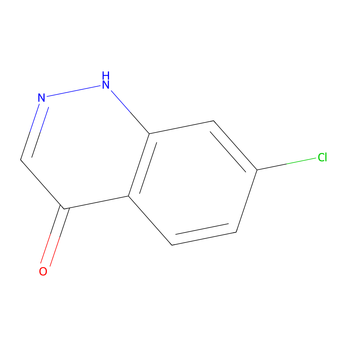 7-Chloro-4-cinnolinol molecular structure, CAS 876-95-9