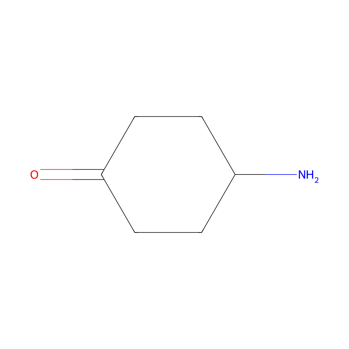 4-Aminocyclohexanone molecular structure, CAS 87976-86-1