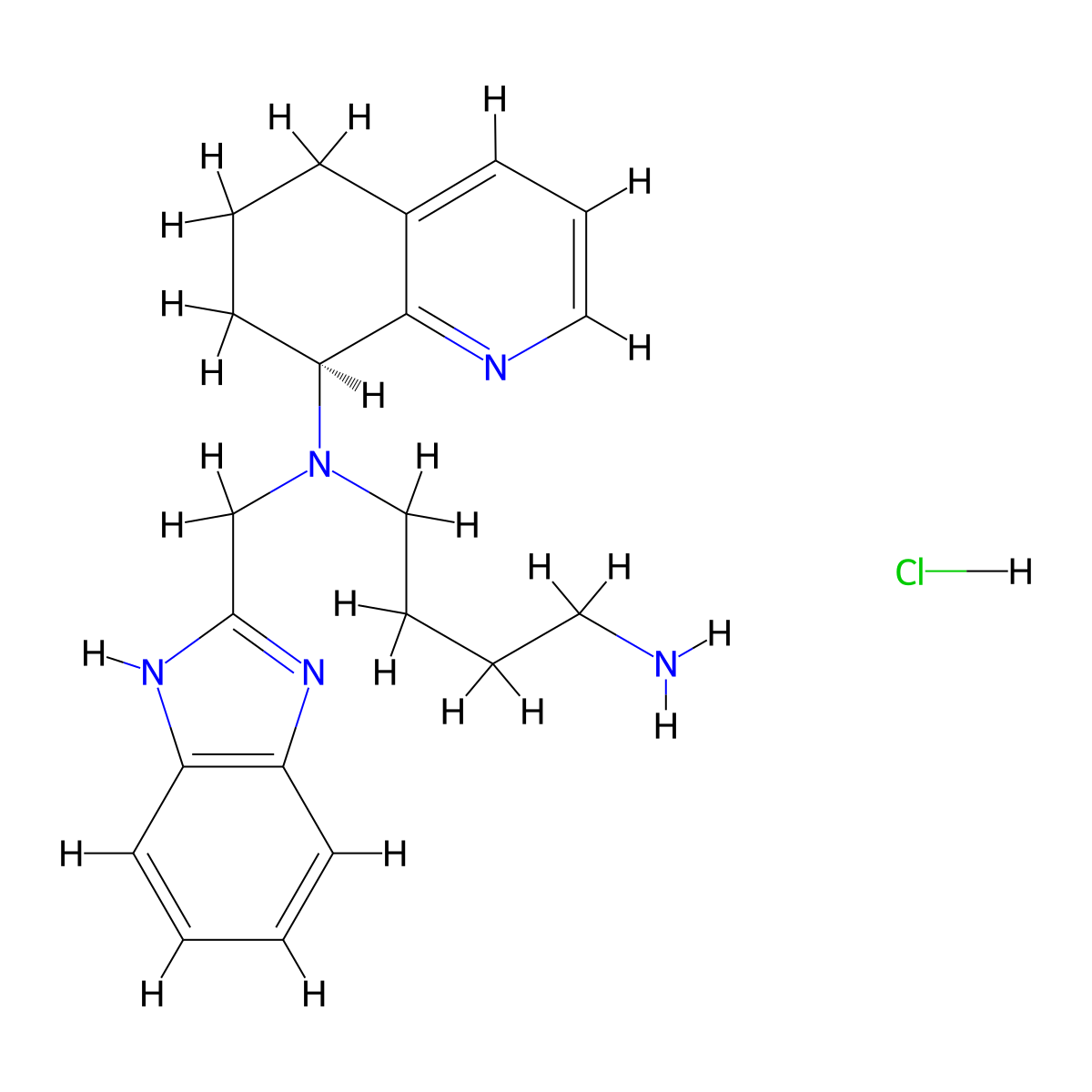 AMD-070 hydrochloride molecular structure, CAS 880549-30-4