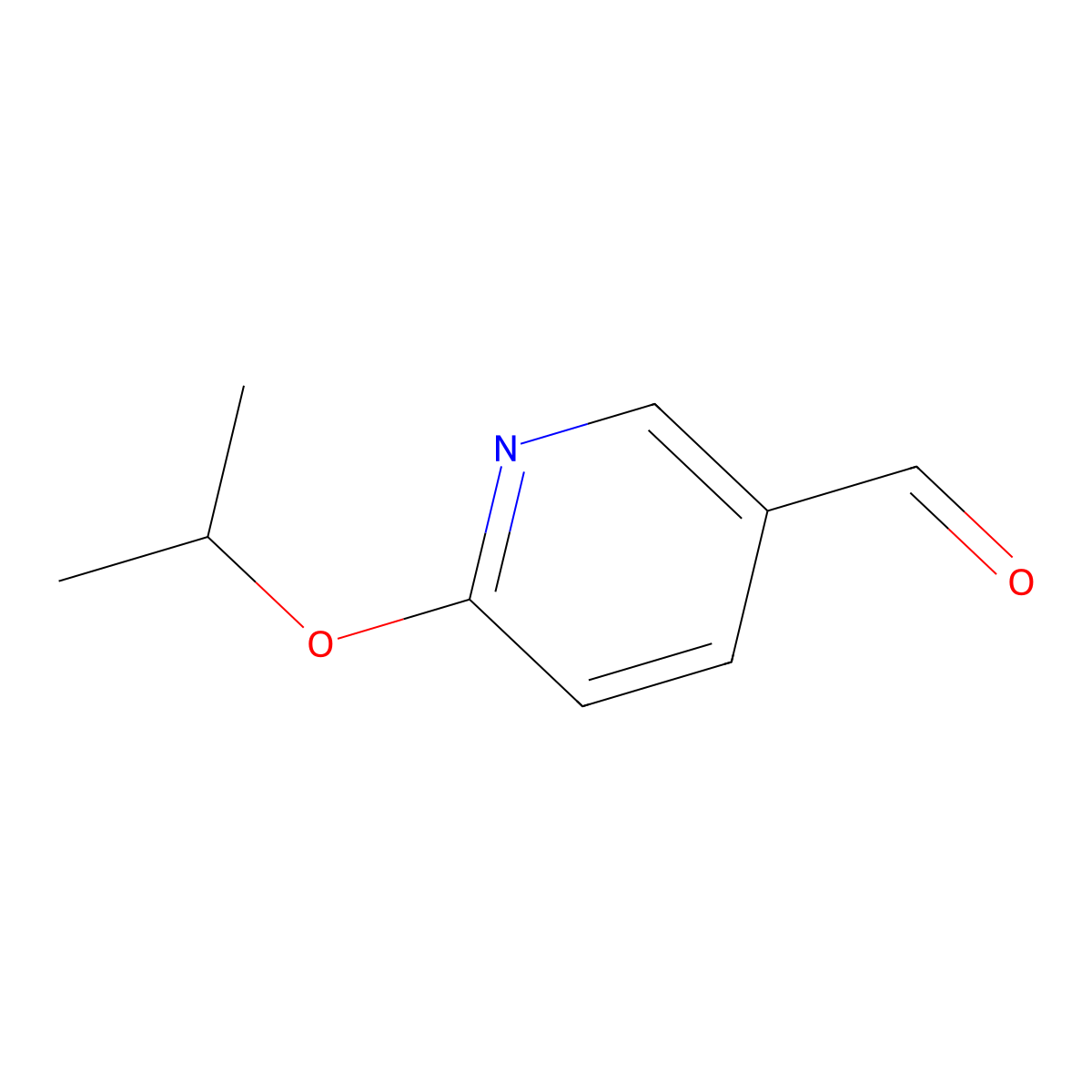 6-(Propan-2-yloxy)pyridine-3-carbaldehyde molecular structure, CAS 884495-35-6