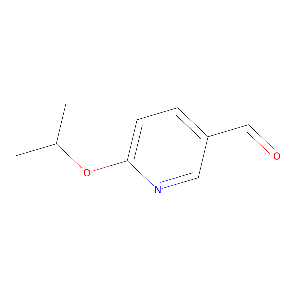 6-(Propan-2-yloxy)pyridine-3-carbaldehyde molecular structure, CAS 884495-35-6