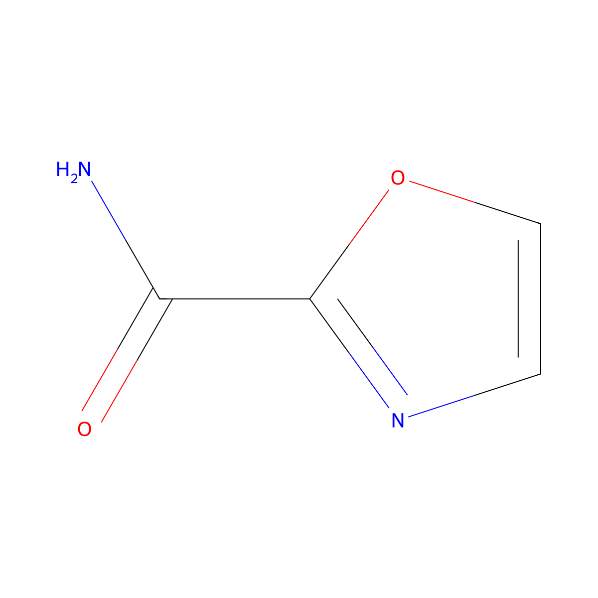 1,3-Oxazole-2-carboxamide molecular structure, CAS 884539-45-1