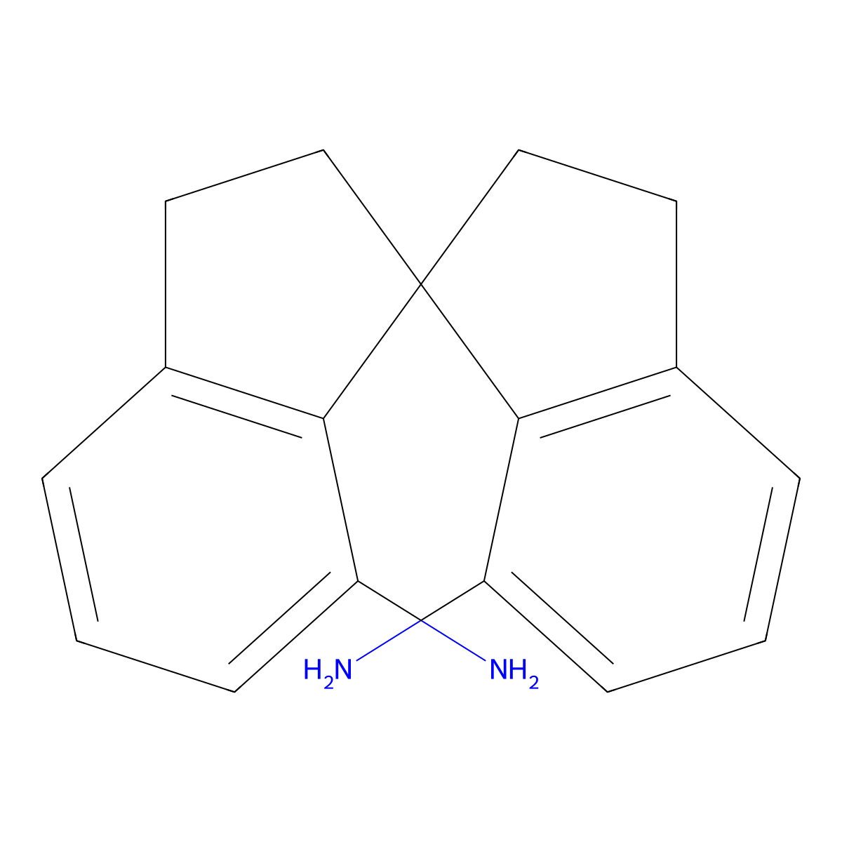 (S)-2,2',3,3'-Tetrahydro-1,1'-spirobi[indene]-7,7'-diamine molecular structure, CAS 885462-88-4