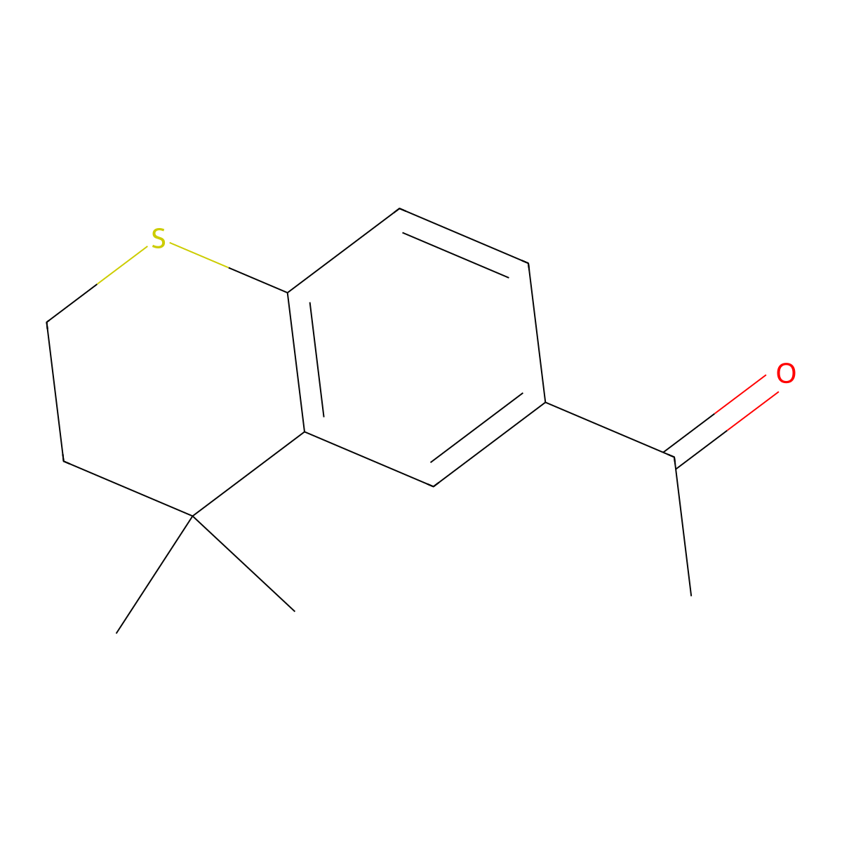 1-(4,4-Dimethylthiochroman-6-yl)ethanone molecular structure, CAS 88579-23-1