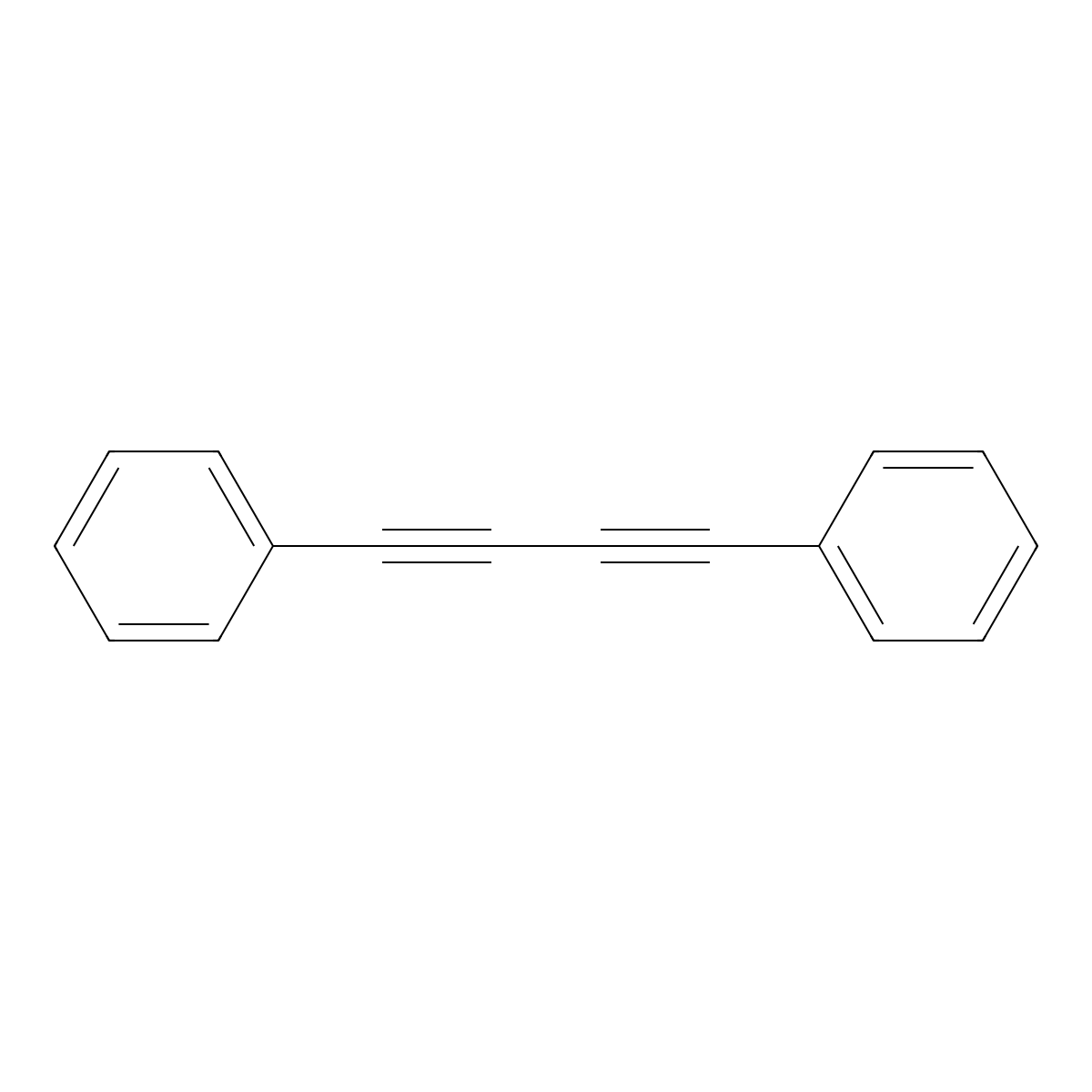 1,4-Diphenyl-1,3-butadiyne molecular structure, CAS 886-66-8