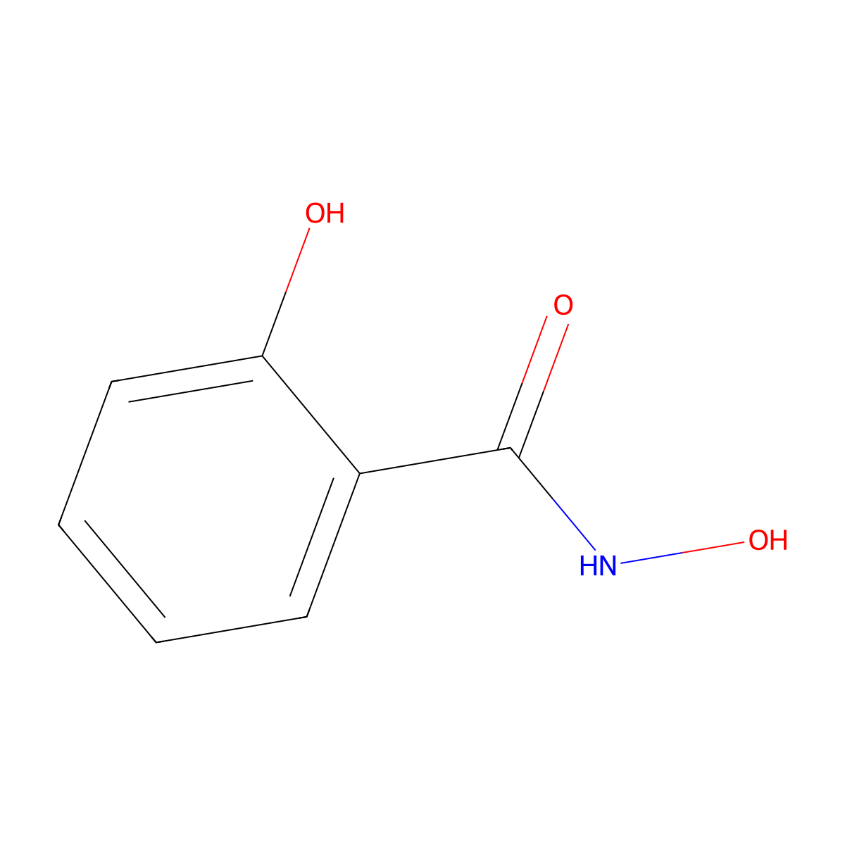 Salicylhydroxamic Acid molecular structure, CAS 89-73-6