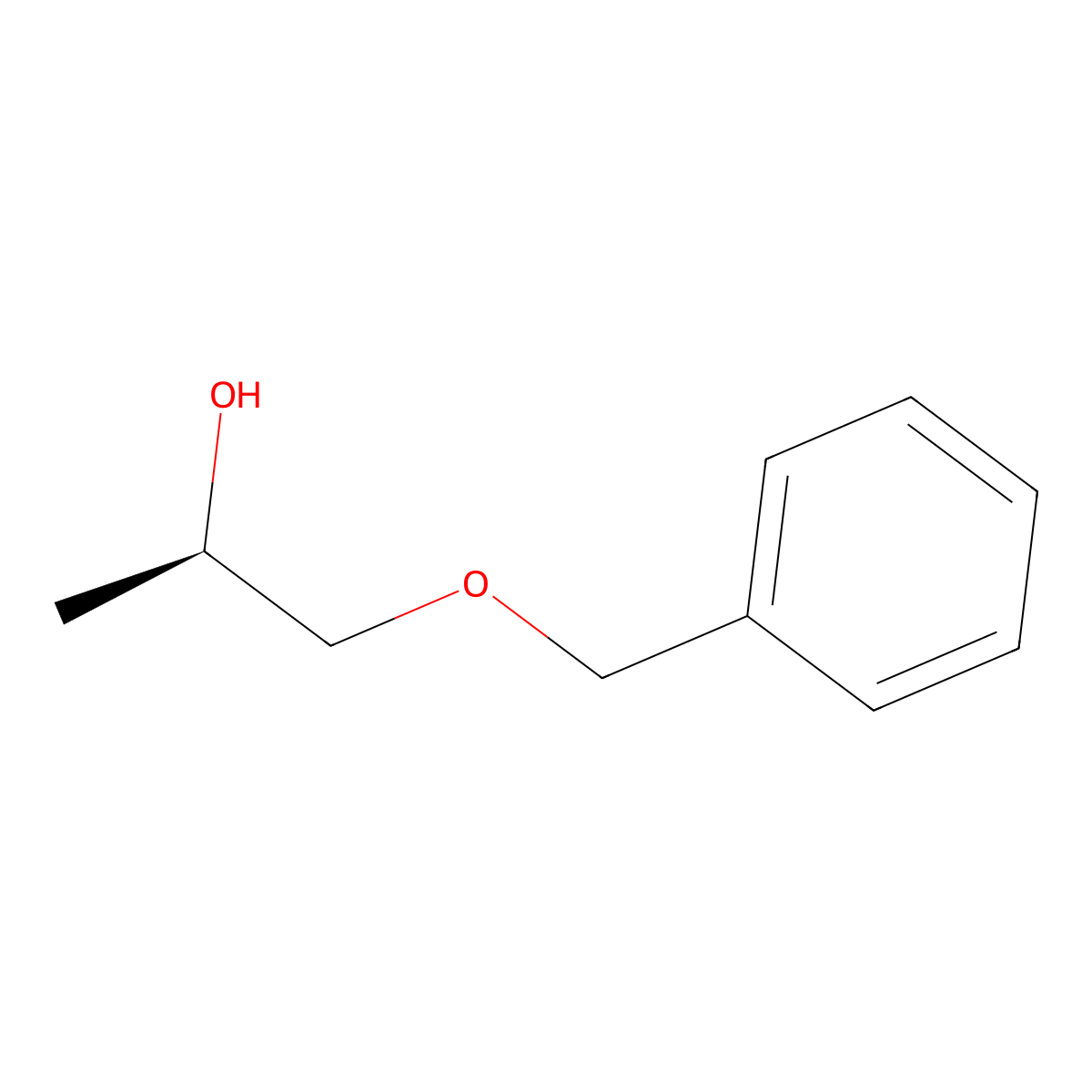 (2R)-1-(benzyloxy)propan-2-ol molecular structure, CAS 89401-28-5