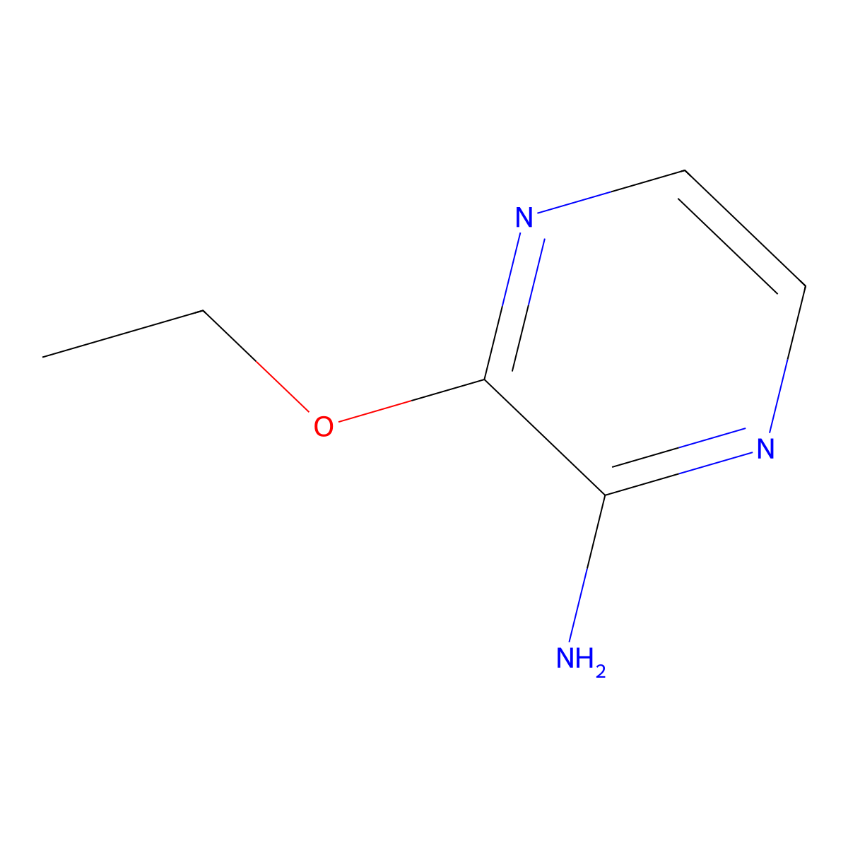 3-Ethoxypyrazin-2-amine molecular structure, CAS 89464-86-8
