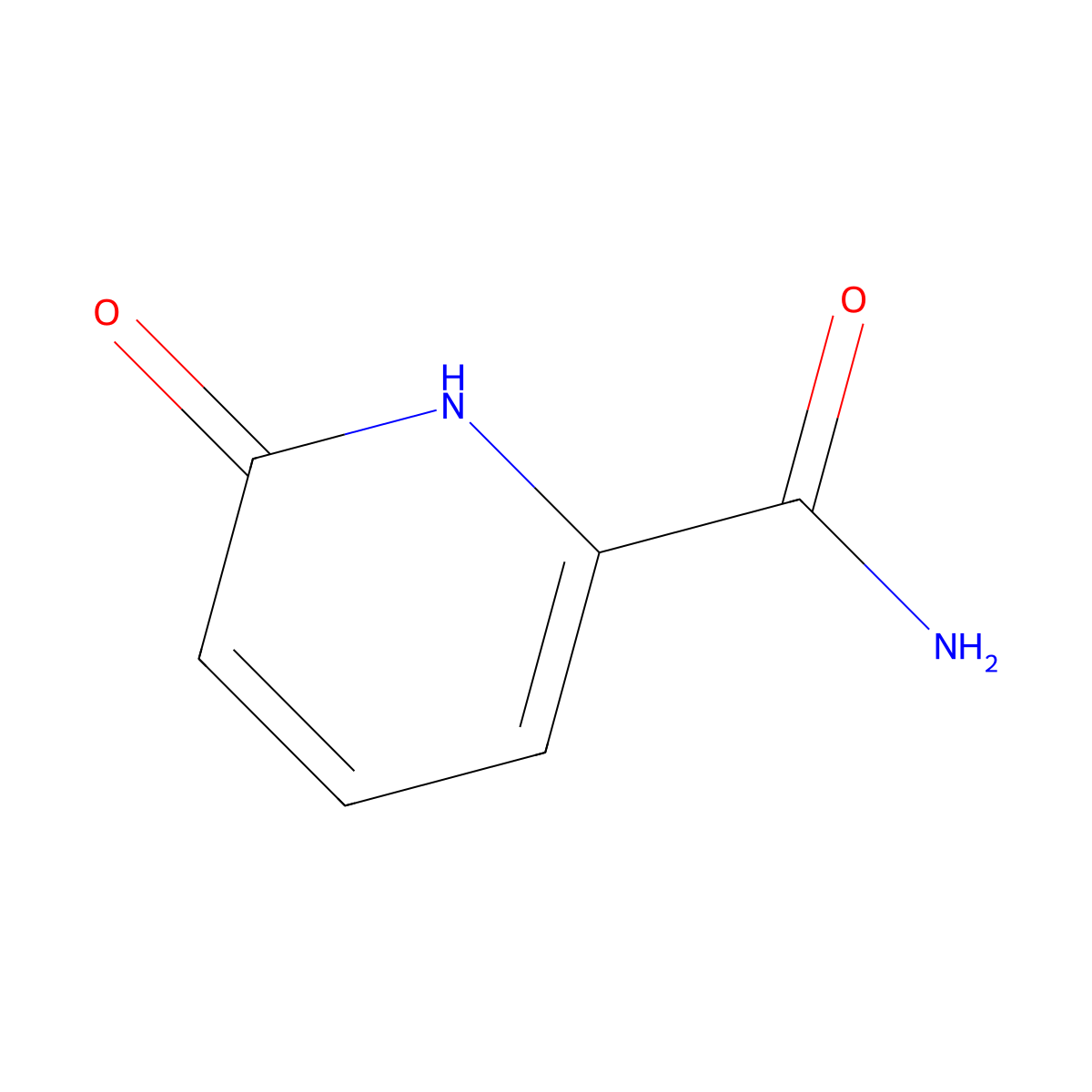 6-Hydroxypicolinamide molecular structure, CAS 89640-67-5