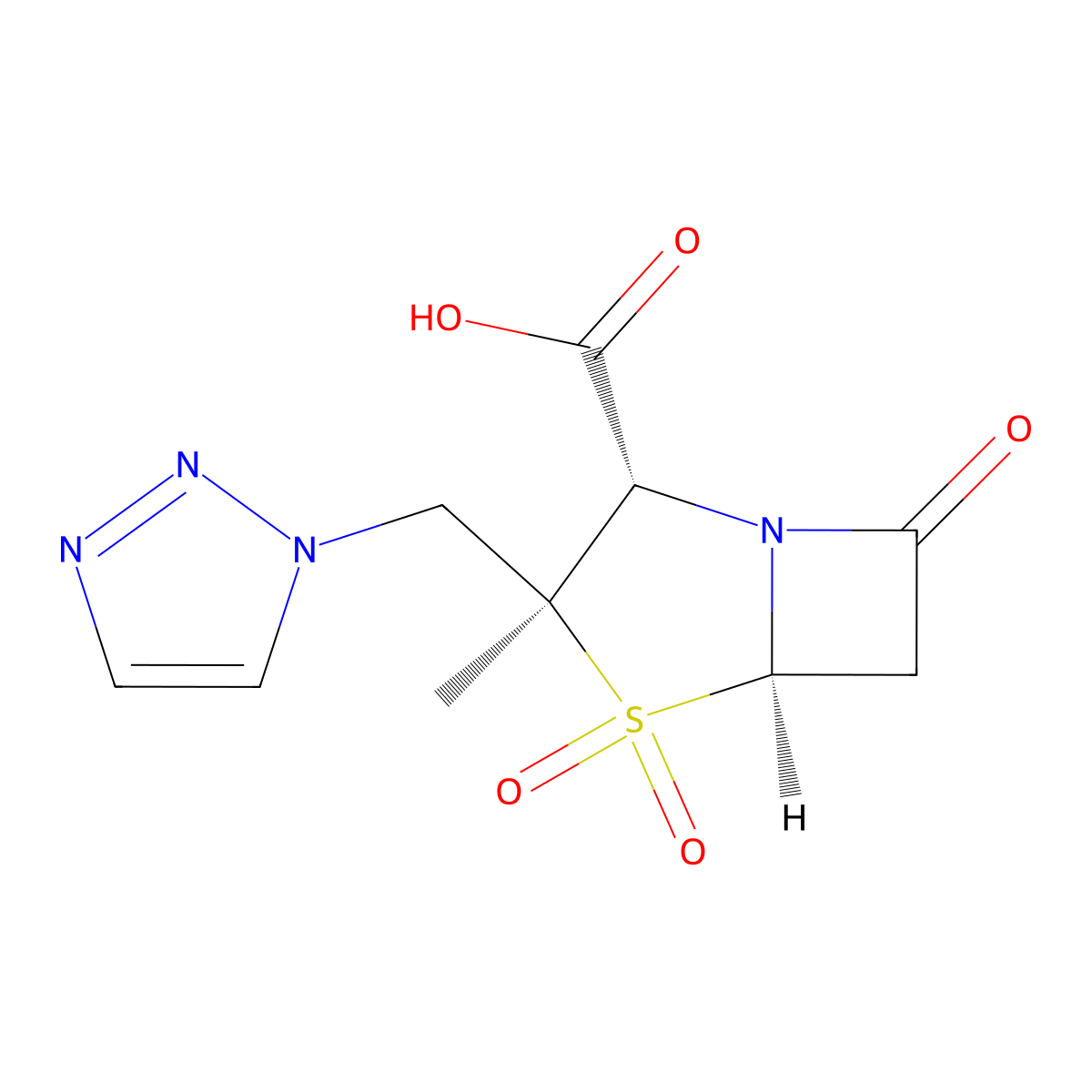 Tazobactam molecular structure, CAS 89786-04-9