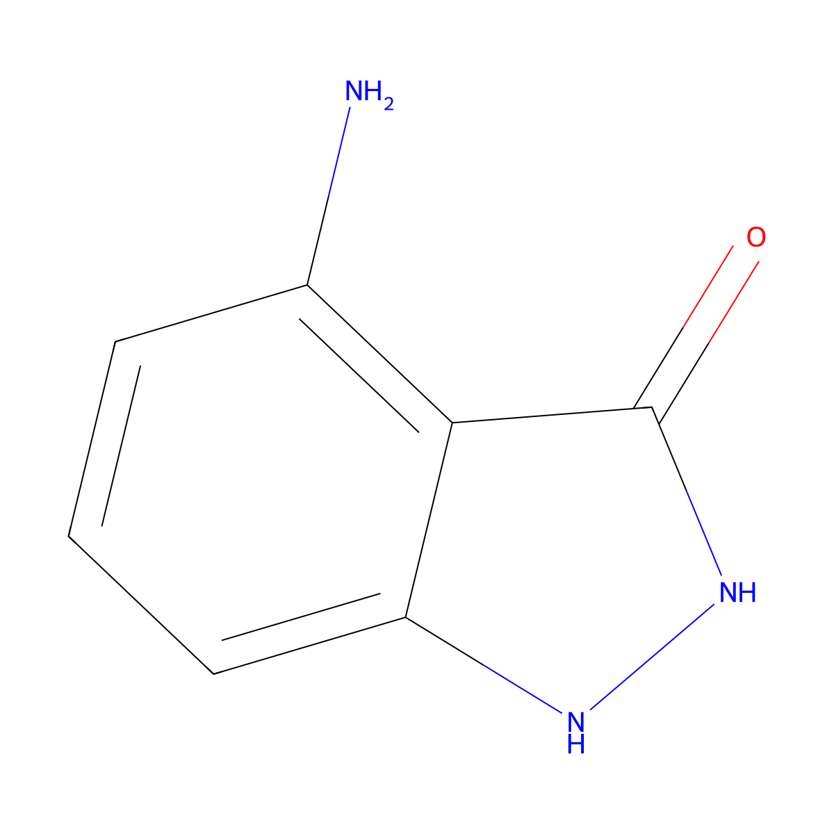 4-Amino-1H-indazol-3-ol molecular structure, CAS 89792-08-5