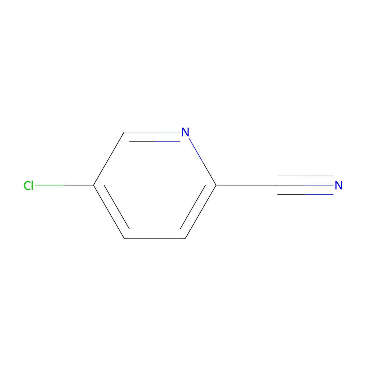 5-Chloro-2-cyanopyridine molecular structure, CAS 89809-64-3