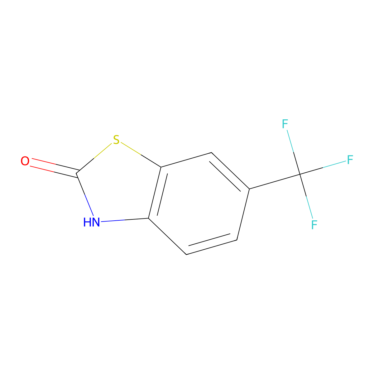 6-(Trifluoromethyl)benzo[d]thiazol-2(3H)-one molecular structure, CAS 898748-27-1