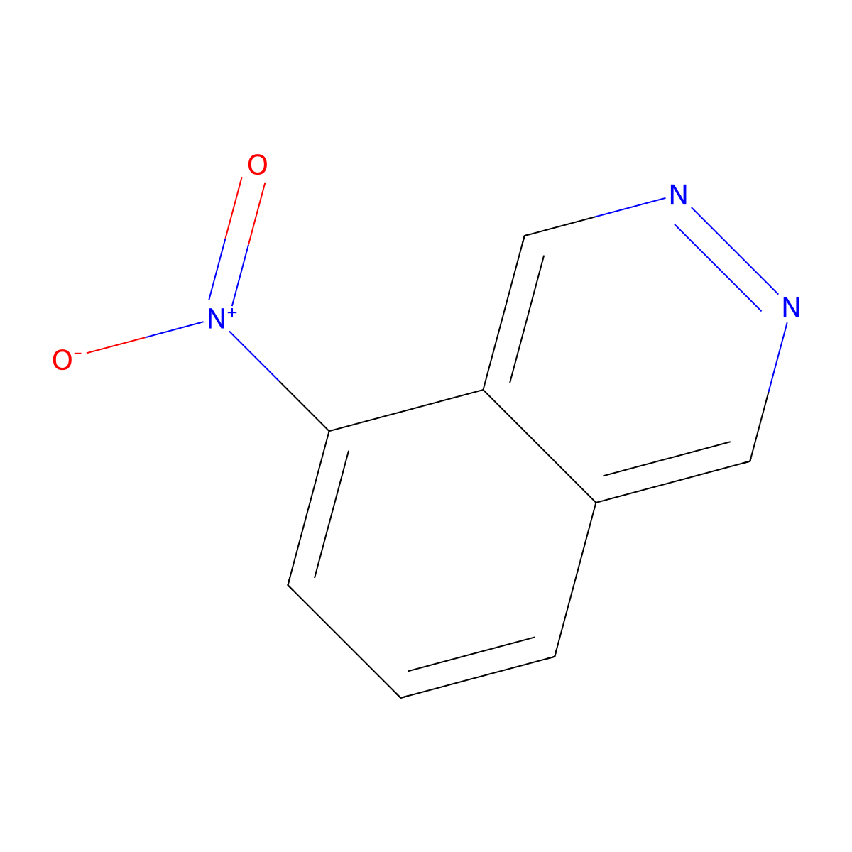 5-Nitrophthalazine molecular structure, CAS 89898-86-2