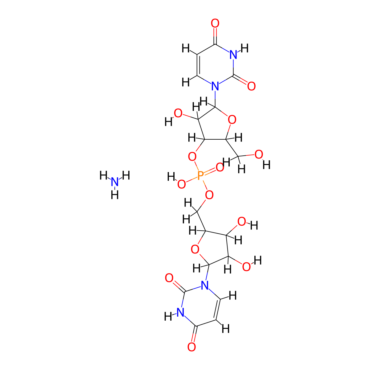Urate Oxidase molecular structure, CAS 9002-12-4